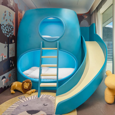 Water Slide Themed Room